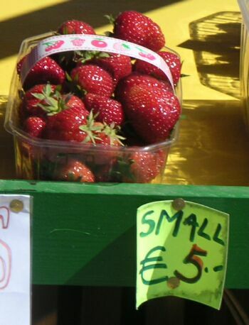 fast geschenkt: Erdbeeren für 5 Euro