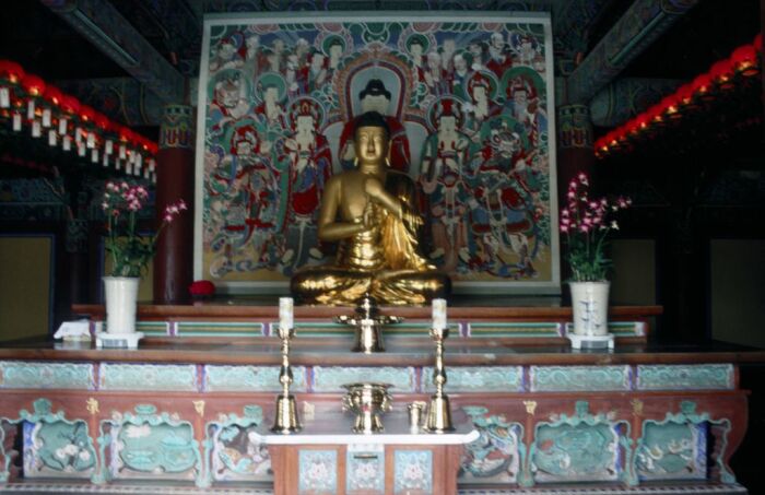 eine budhistische Gebetstelle
