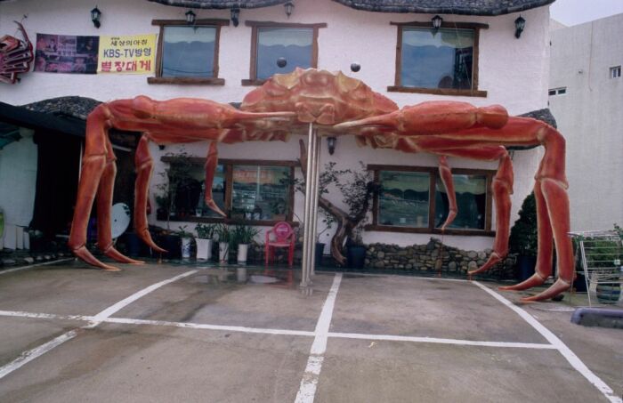 unverkennbar: ein Krabbenrestaurant