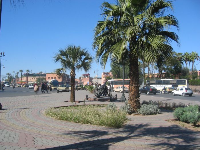 auf einem Platz in Marrakesh