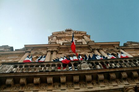 Flaggen in Reims